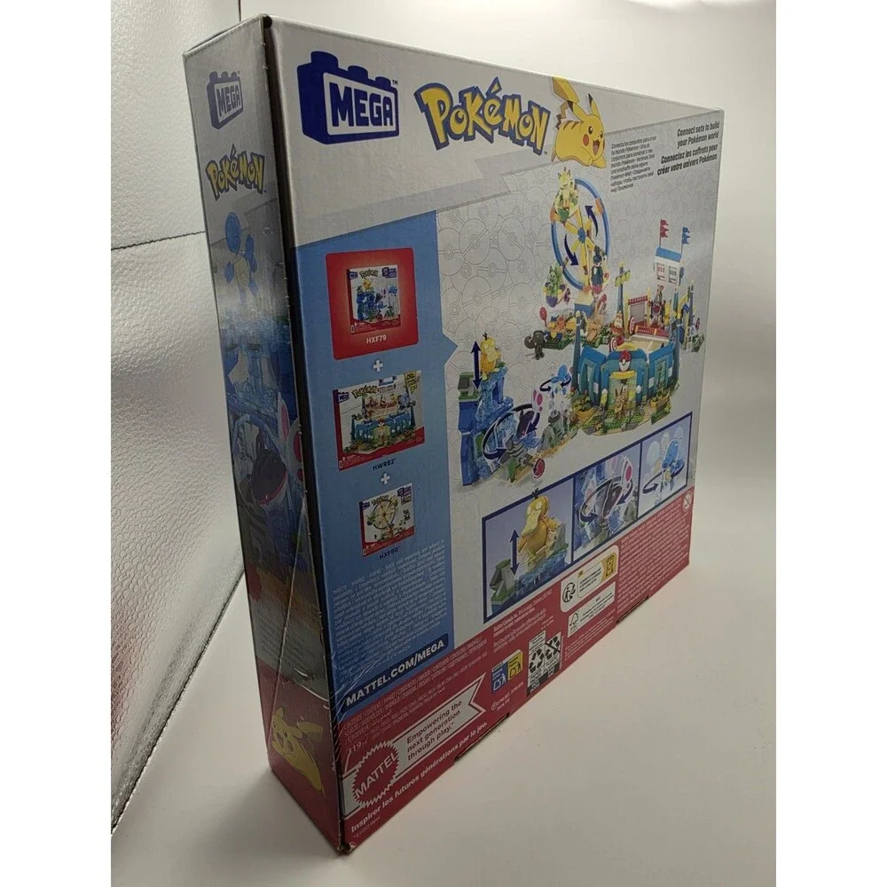 MEGA Pokémon Aquatic Adventure 319-Piece Building Set HXF79 Build w/ Motion 8+